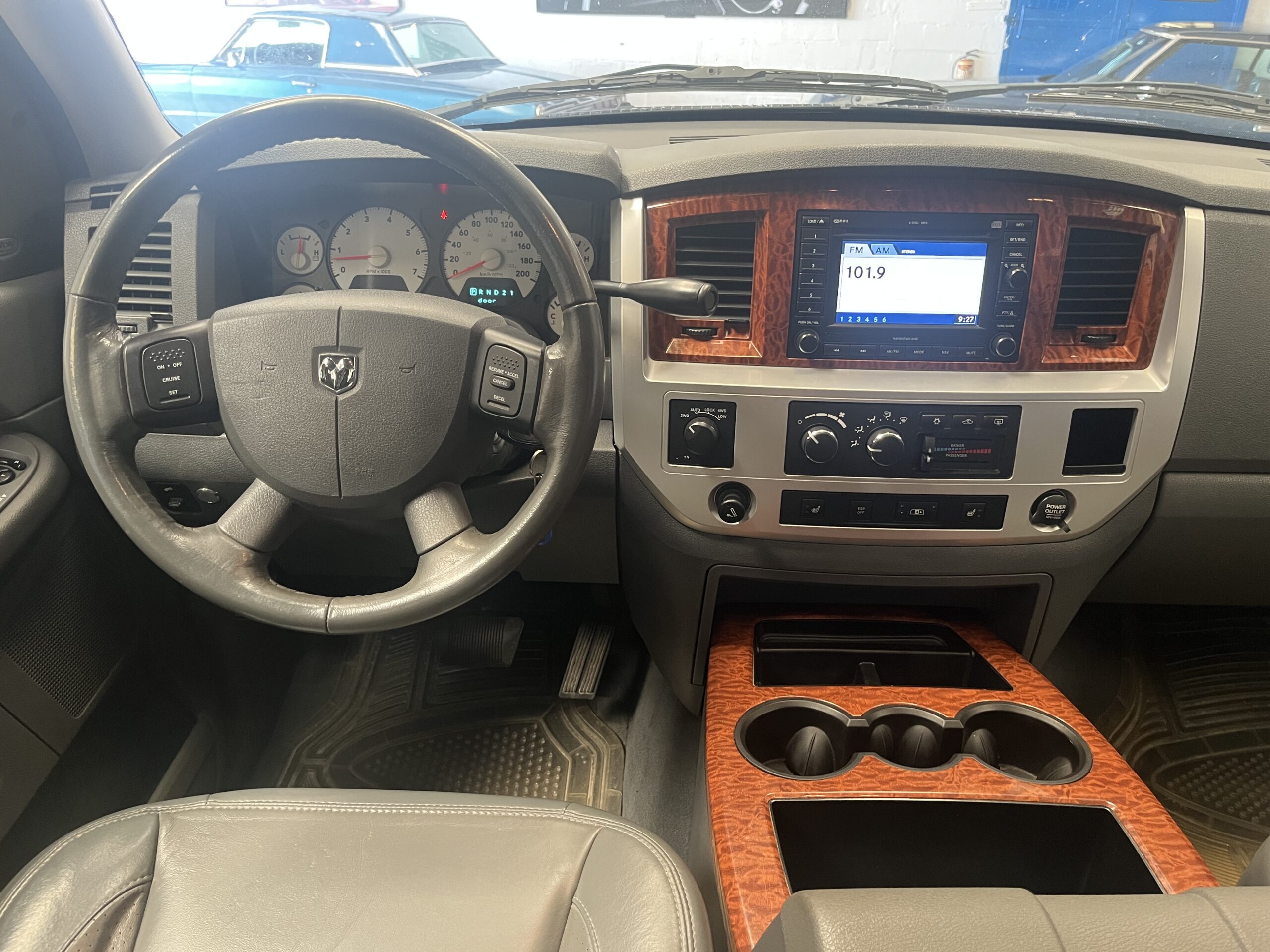 Housse De Siège En Cuir Pour Dodge Ram Laramie 2006-2009 - Siège Conducteur Gris, Compatible Sièges Chauffants Et électriques